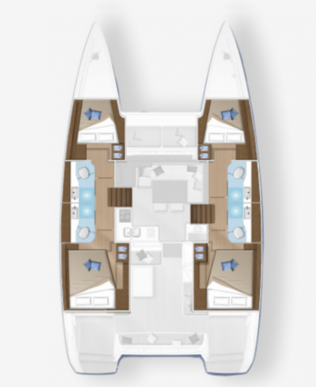 Huur Catamaran met of zonder schipper Lagoon in Fethiye