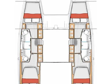 Huur Catamaran met of zonder schipper Excess in Komolac