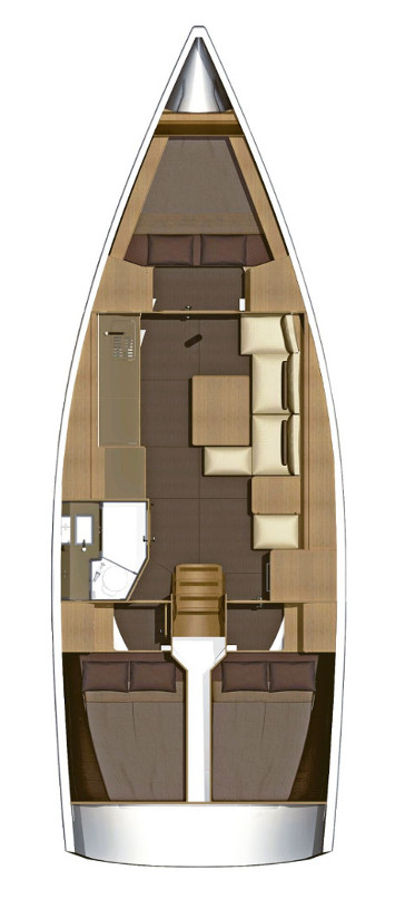 Bootverhuur Punat goedkoop Dufour 382 Grand Large