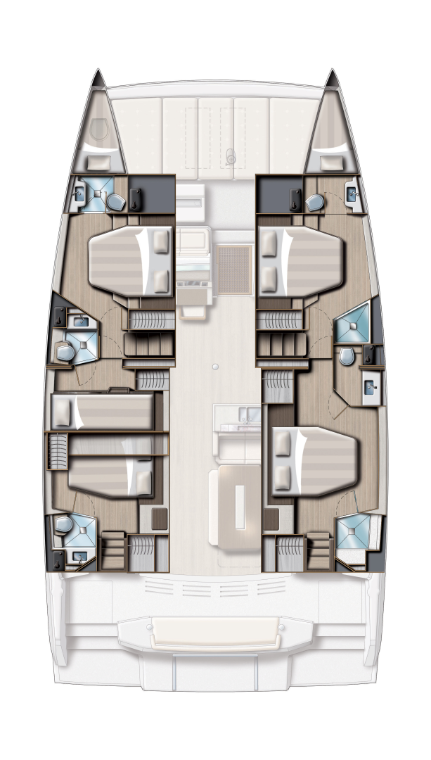 Huur Catamaran met of zonder schipper Bali in Kaštela