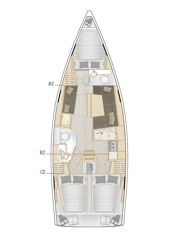 Jachthuur in Komolac - Hanse Hanse 388 via SamBoat