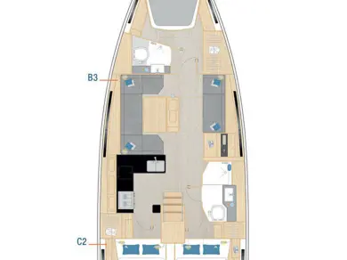 Huur een Hanse Hanse 410 in Komolac