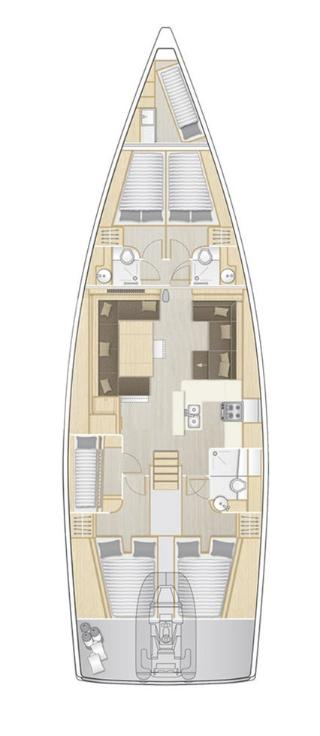 Bootverhuur Hanse Hanse 588 in Seget Donji via SamBoat