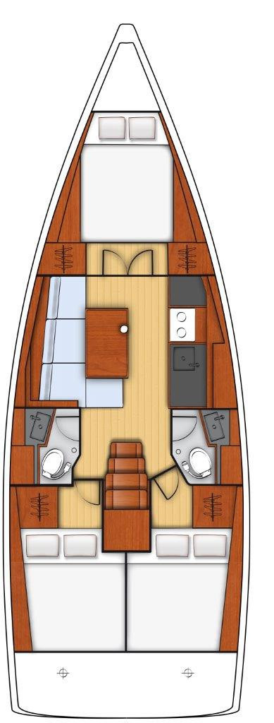 Bootverhuur Sukošan goedkoop Oceanis 38.1