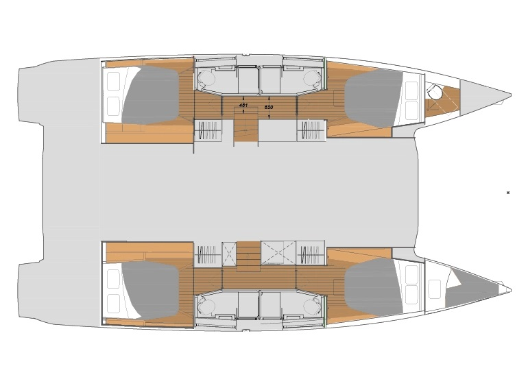 Bootverhuur Fountaine Pajot Elba 45 in Zadar via SamBoat