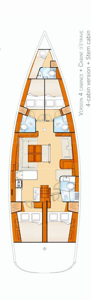 Jachthuur in Salamína - Bénéteau Oceanis 54 via SamBoat
