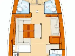 Jachthuur in Salamína - Bénéteau Oceanis 54 via SamBoat