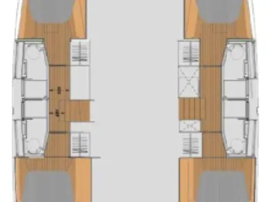 Verhuur Catamaran Fountaine Pajot met vaarbewijs