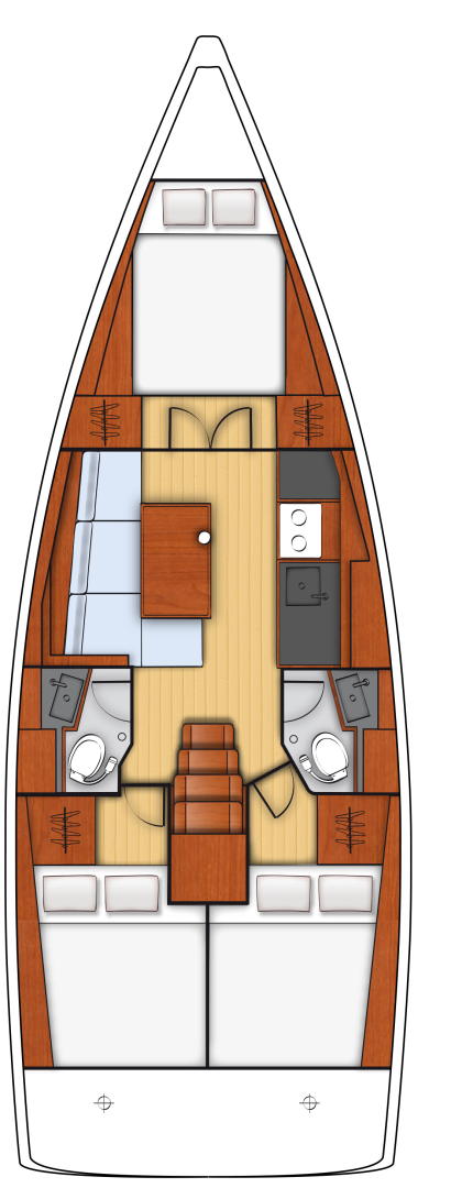 Bootverhuur Fethiye goedkoop Oceanis 38.1