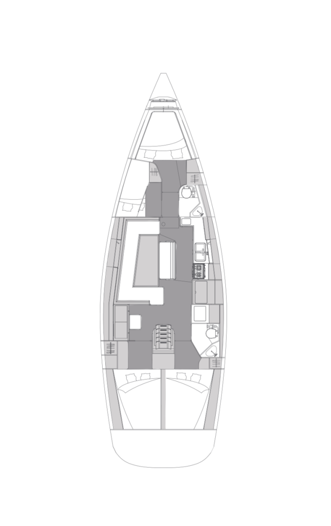 Verhuur Zeilboot in Pirovac - Elan Impression 45.1