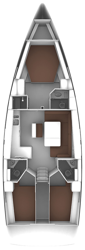 Verhuur Zeilboot in Fethiye - Bavaria Cruiser 46