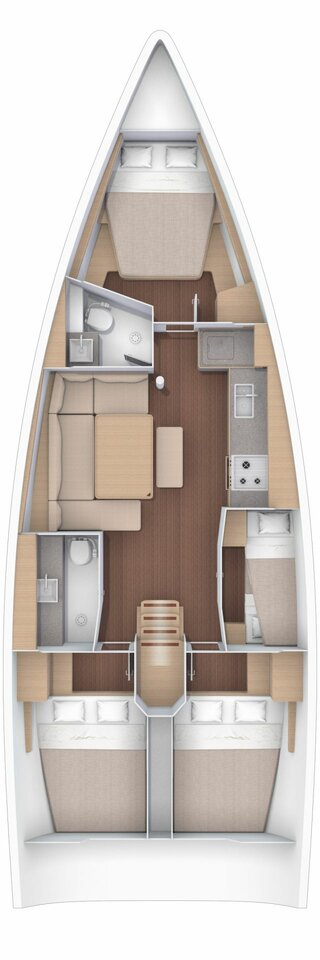 Jachthuur in Turgut - Dufour Dufour 430 via SamBoat