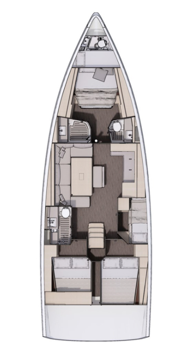Verhuur Zeilboot in Fethiye - Dufour Dufour 470