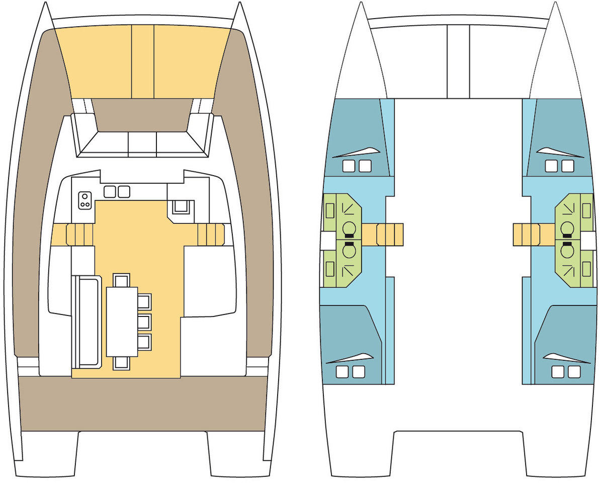 Huur Catamaran met of zonder schipper Bali in Airlie Beach