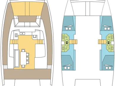 Huur Catamaran met of zonder schipper Bali in Airlie Beach