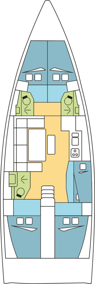 Verhuur Zeilboot in Kos - Dufour Dufour 460 Grand Large