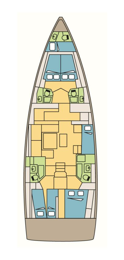 Bootverhuur Pozzuoli goedkoop Dufour 530