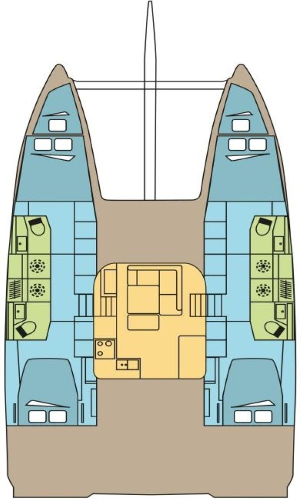 Verhuur Catamaran in Saint-Mandrier-sur-Mer - Excess Excess 14