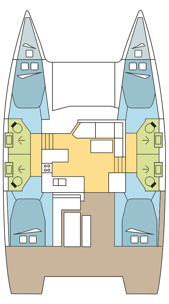 Bootverhuur Fountaine Pajot Astrea 42 in Parham Town via SamBoat