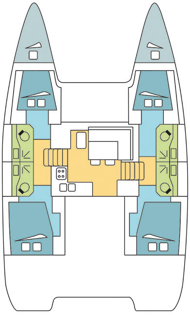 Verhuur Catamaran in Saint-Mandrier-sur-Mer - Lagoon Lagoon 40