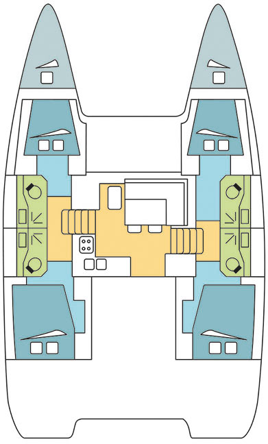 Huur Catamaran met of zonder schipper Lagoon in Komolac