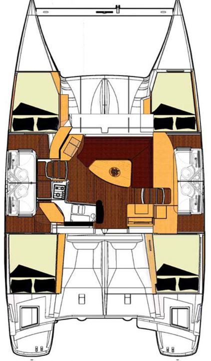 Huur Catamaran met of zonder schipper Fountaine Pajot in Airlie Beach