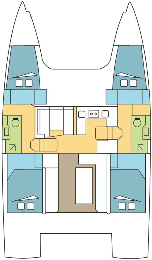 Verhuur Catamaran in Airlie Beach - Nautitech Nautitech 40