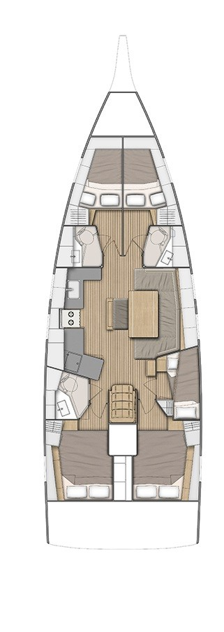 Bootverhuur Lefkáda goedkoop Oceanis 46.1