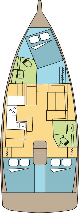 Jeanneau Sun Odyssey 410 te huur van particulier of professional in Saint-Mandrier-sur-Mer