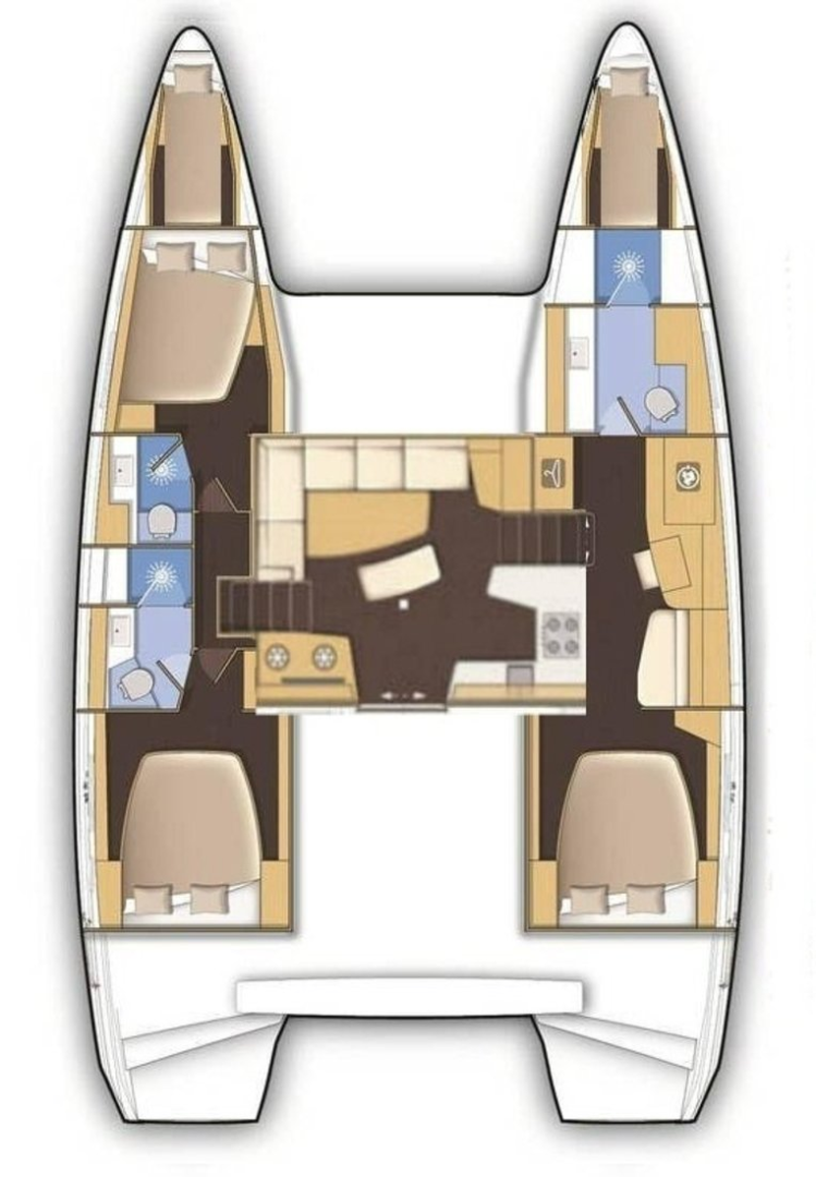 Catamaran te huur in Kaštela voor de beste prijs