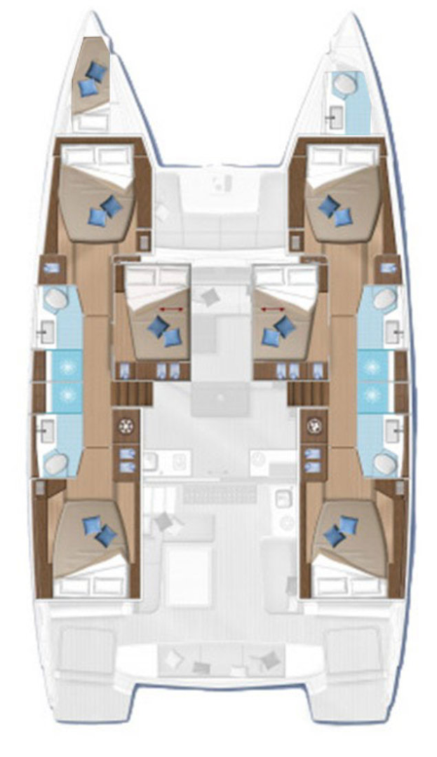 Catamaran te huur in Kaštela voor de beste prijs