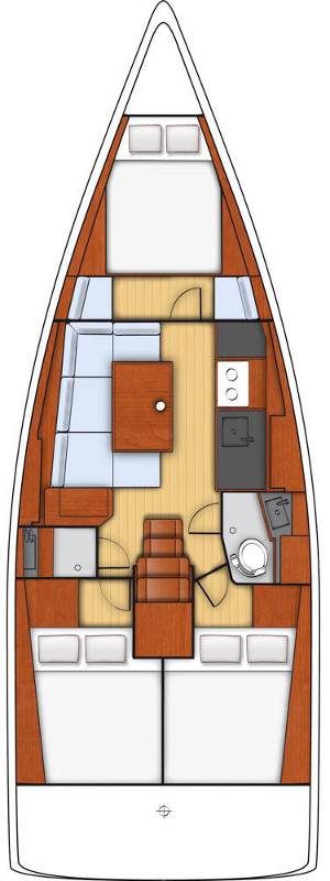 Verhuur Zeilboot Bénéteau met vaarbewijs