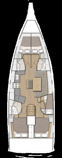 Verhuur Zeilboot Bénéteau met vaarbewijs