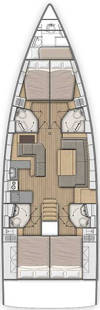 Bénéteau Oceanis 51.1 te huur van particulier of professional in Álimos