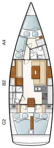 Bootverhuur Pula goedkoop Hanse 430 E