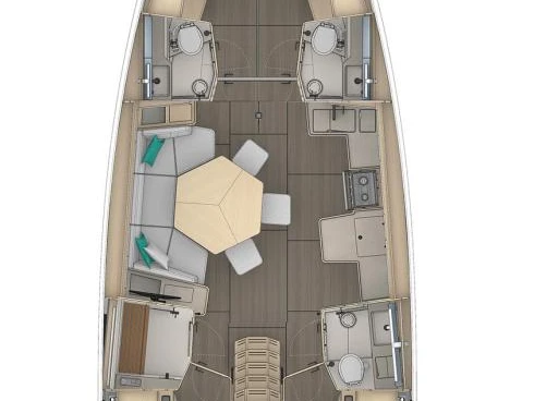 Verhuur Zeilboot in Adaköy - Dufour Dufour 44