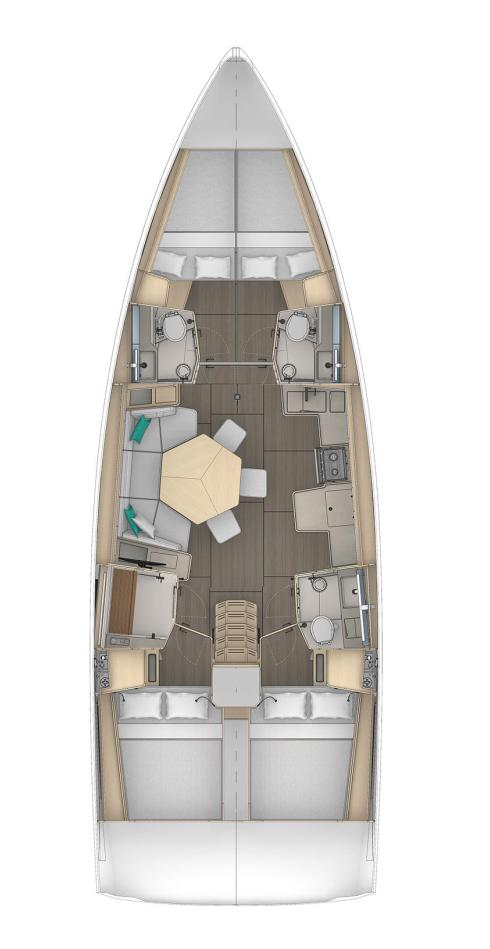 Verhuur Zeilboot in Adaköy - Dufour Dufour 44