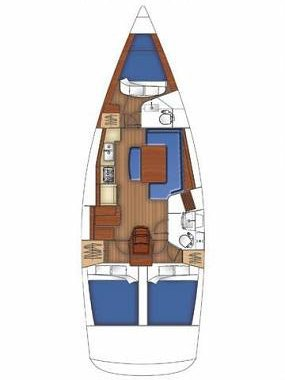 Huur Zeilboot met of zonder schipper Bénéteau in Fethiye