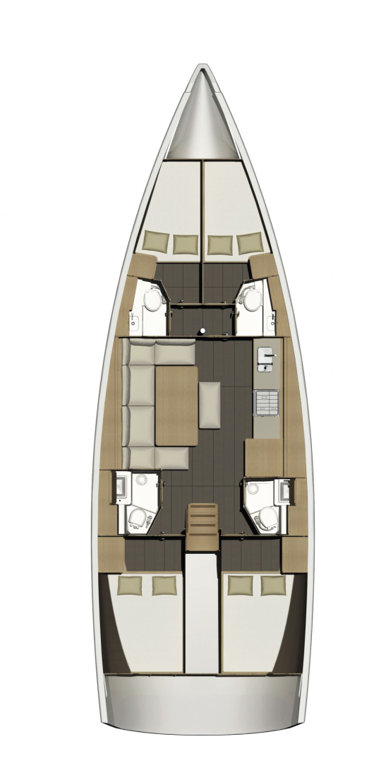 Verhuur Zeilboot in Rhodes (City) - Dufour Dufour 460 Grand Large