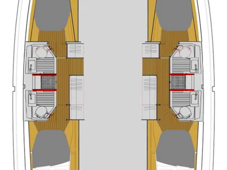 Huur Catamaran met of zonder schipper Fountaine Pajot in Piso Livadi