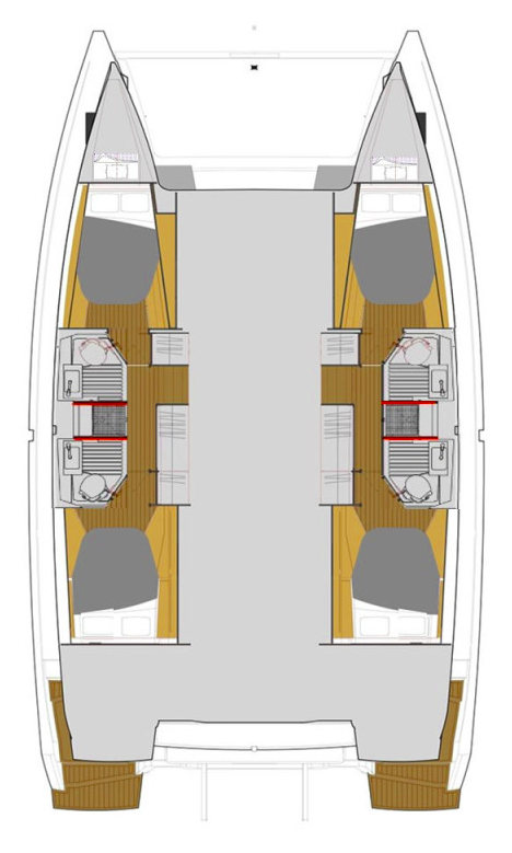 Huur Catamaran met of zonder schipper Fountaine Pajot in Piso Livadi