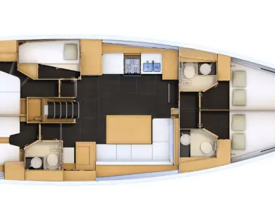 Huur een Jeanneau Jeanneau 54 in Piso Livadi