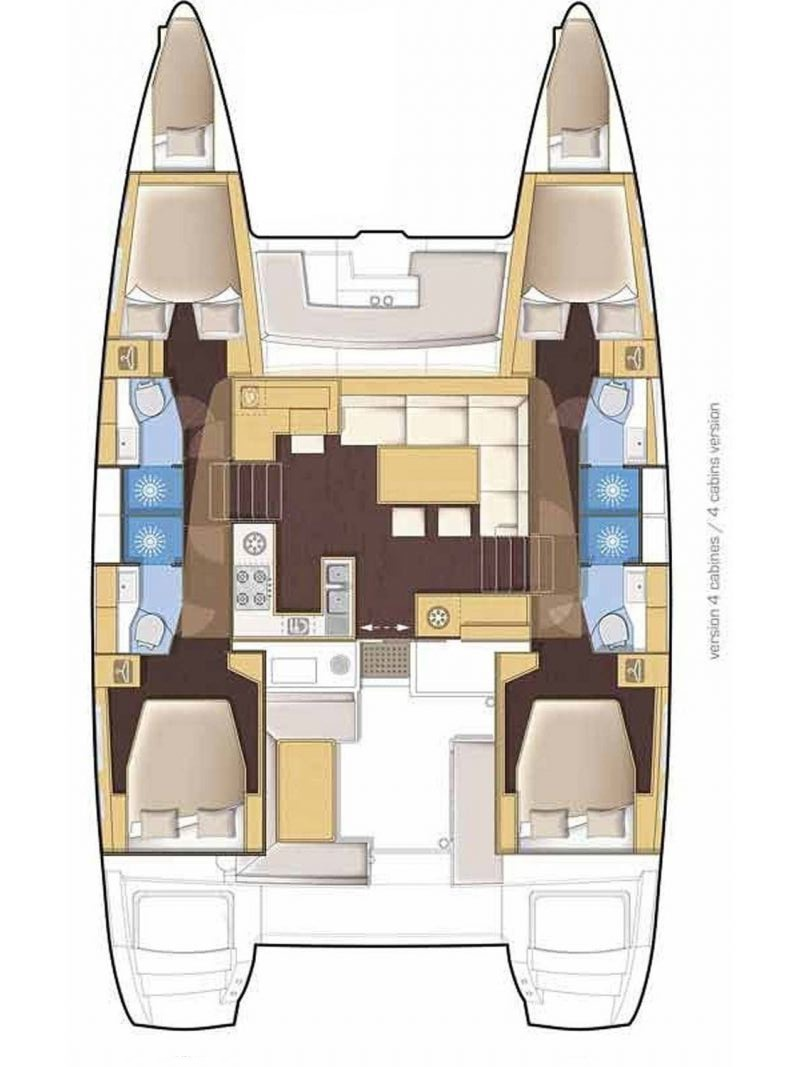 Huur Catamaran met of zonder schipper Lagoon in Skiathos
