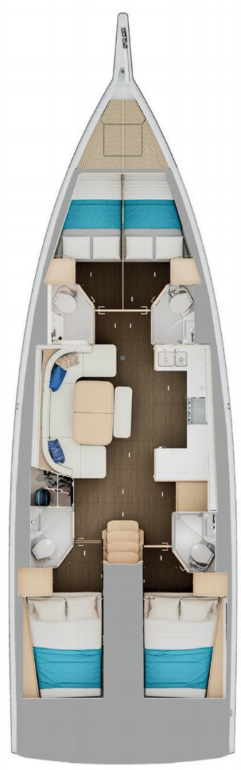 Huur Zeilboot met of zonder schipper Jeanneau in Piso Livadi