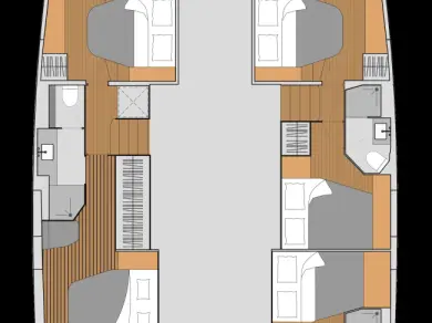 Huur een Fountaine Pajot Aura 51 in Frenchtown