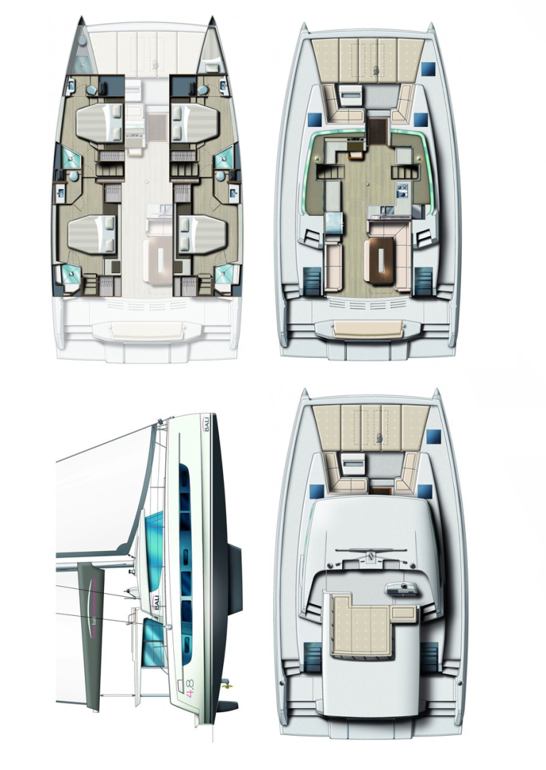 Catamaran te huur in Marmaris voor de beste prijs