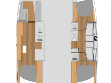 Verhuur Catamaran in Marseille - Fountaine Pajot Elba 45