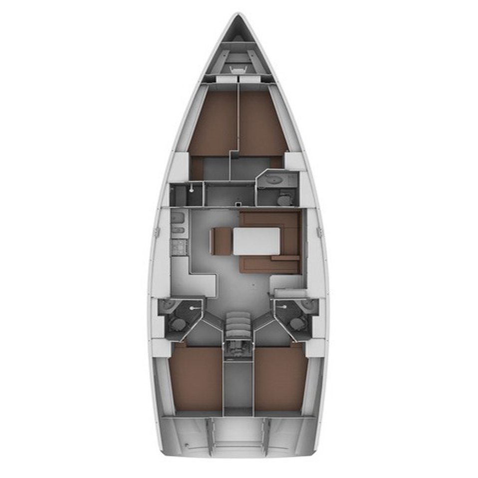 Verhuur Zeilboot in Fethiye - Bavaria Cruiser 45