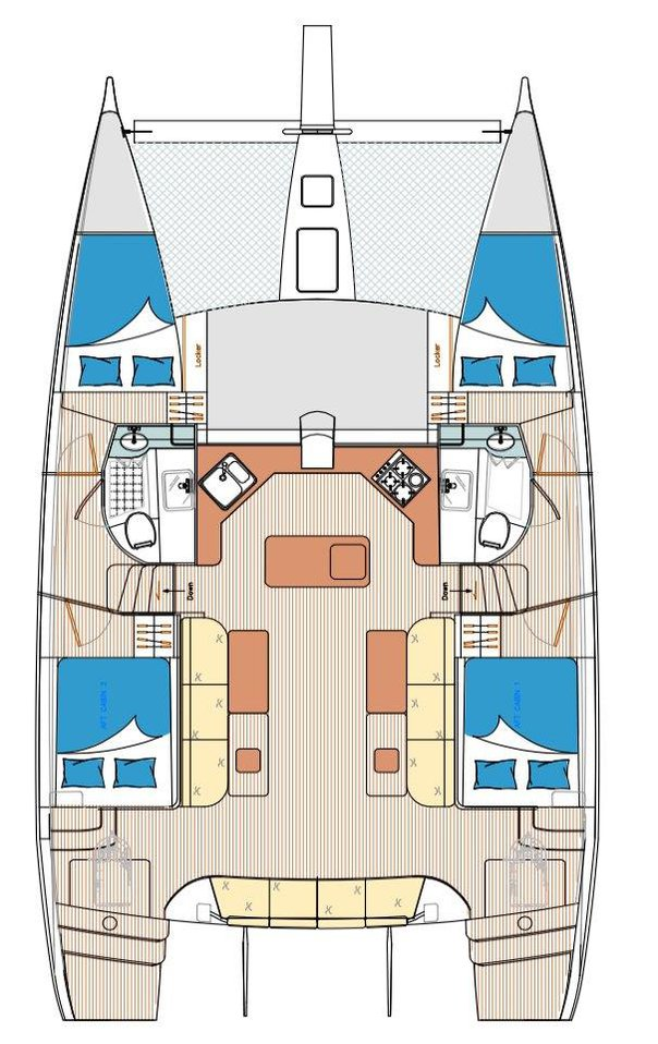 Verhuur Catamaran in Mai Khao - Island Spirit Yachts Island Spirit 410