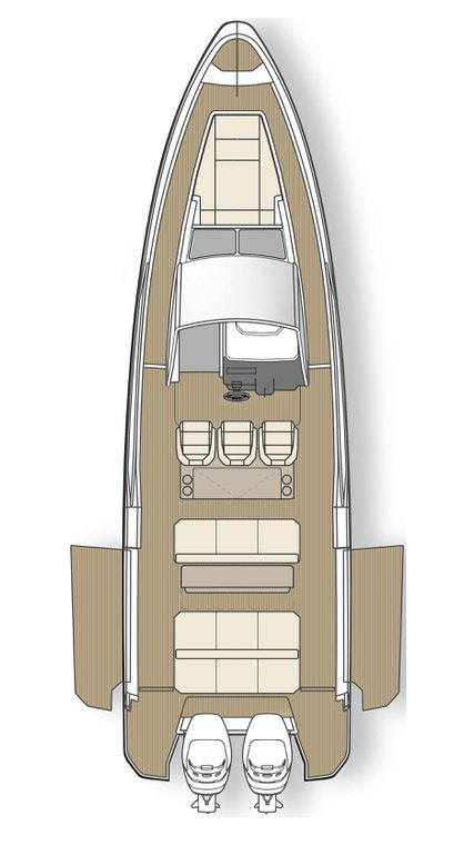 Verhuur Motorboot in Sukošan - Saxdor Saxdor 320 GTO